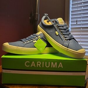 NWT Cariuma OCA Low Shadow Blue Canvas Sneaker W 7/M5.5